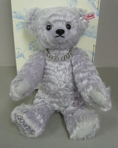 lilac teddy bear