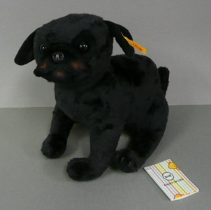 EAN 077005: Steiff plush Perry pug, black